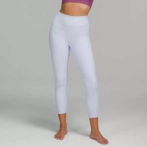 Lululemon 25” align pants size 0, pastel blue, worn once